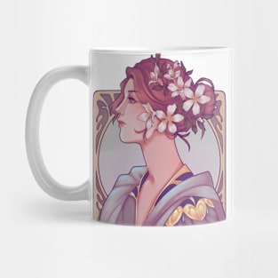 Floral Portrait Mug